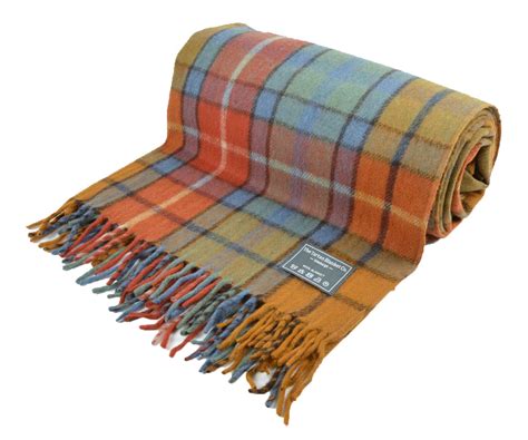 scottish wool throw blanket